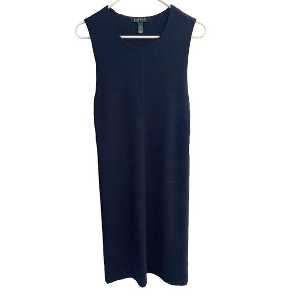 Lauren Ralph Lauren Dresses & Skirts - Lauren Ralph Lauren Sleeveless Blue Dress Size Large EUC